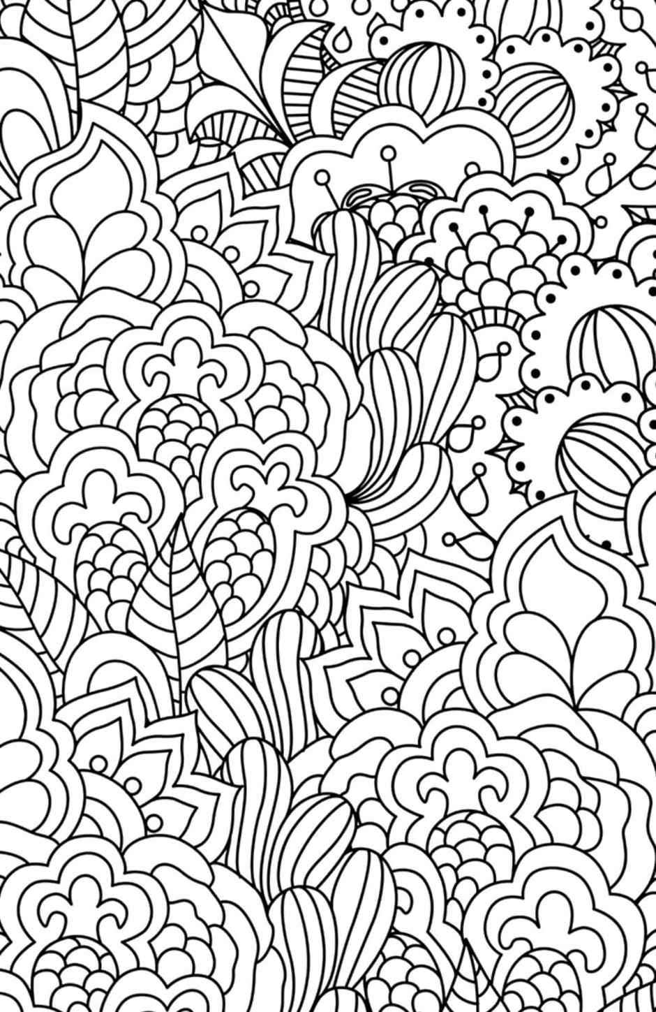 Mini Colouring Pad - Patterns