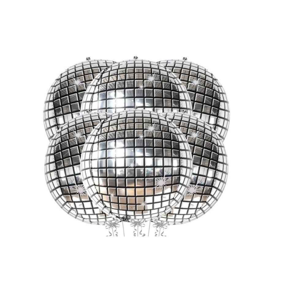 Silver Foil Disco Balloons | Party Decoration | Party Needs | Propcon