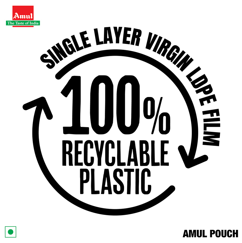 Amul Taaza Toned Fresh Milk (Pouch) Combo