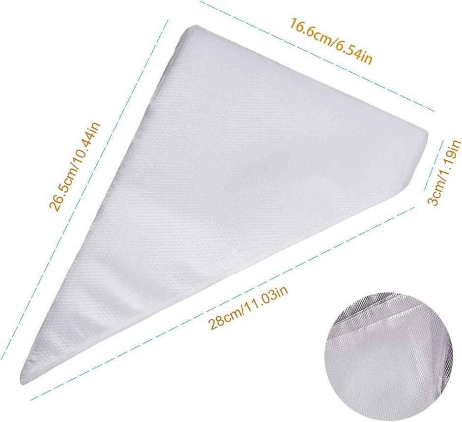 HAZEL Icing Bag with Nozzle (Disposable Piping Bag)