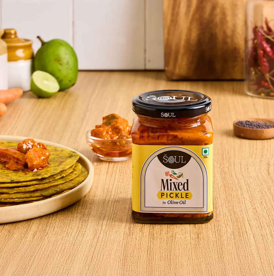 ADF Soul Mixed Pickle In Olive Oil