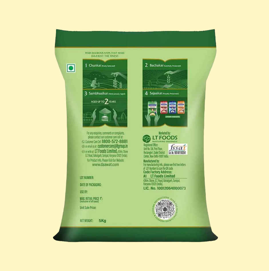 Daawat Biryani Basmati Rice | Long Grain