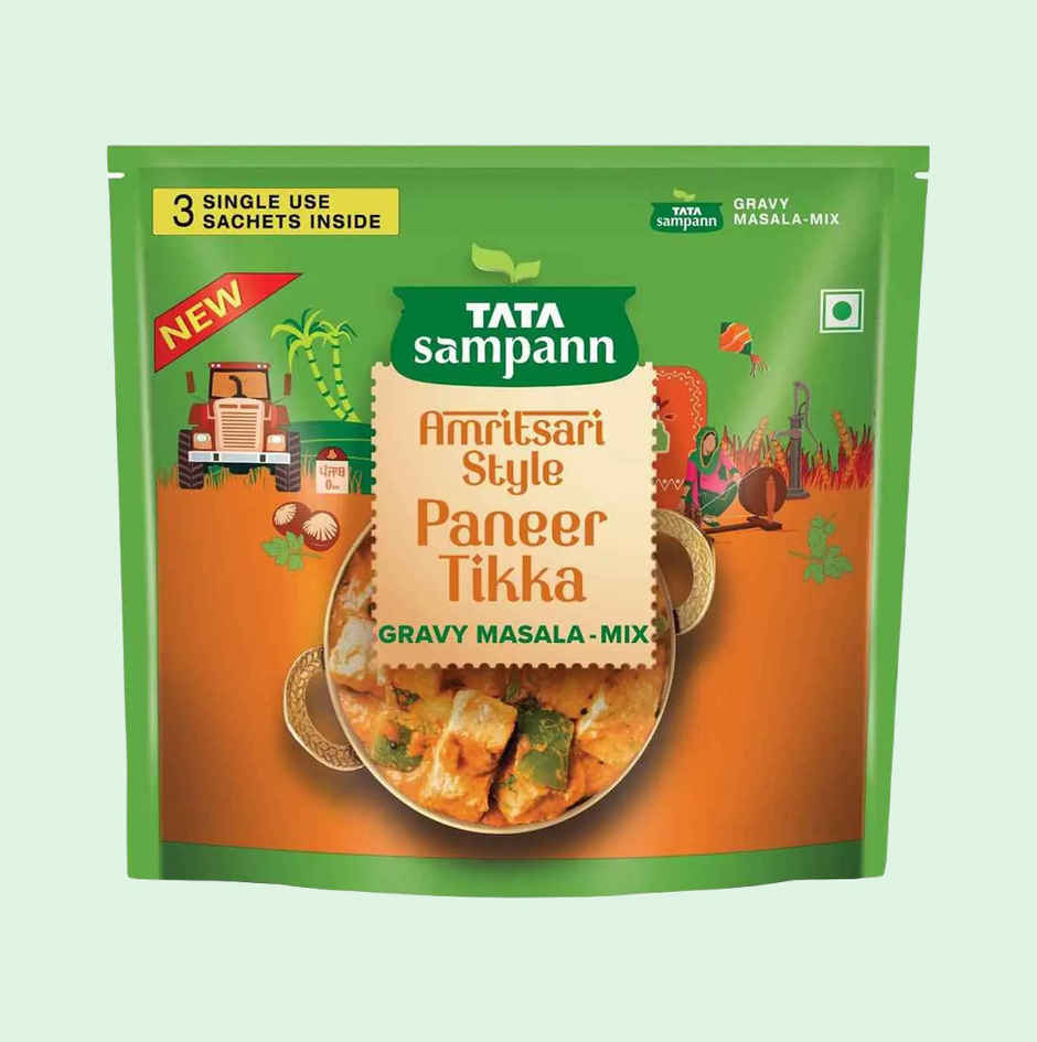 Tata Sampann Amritsari Style Paneer Tikka Gravy Masala Mix