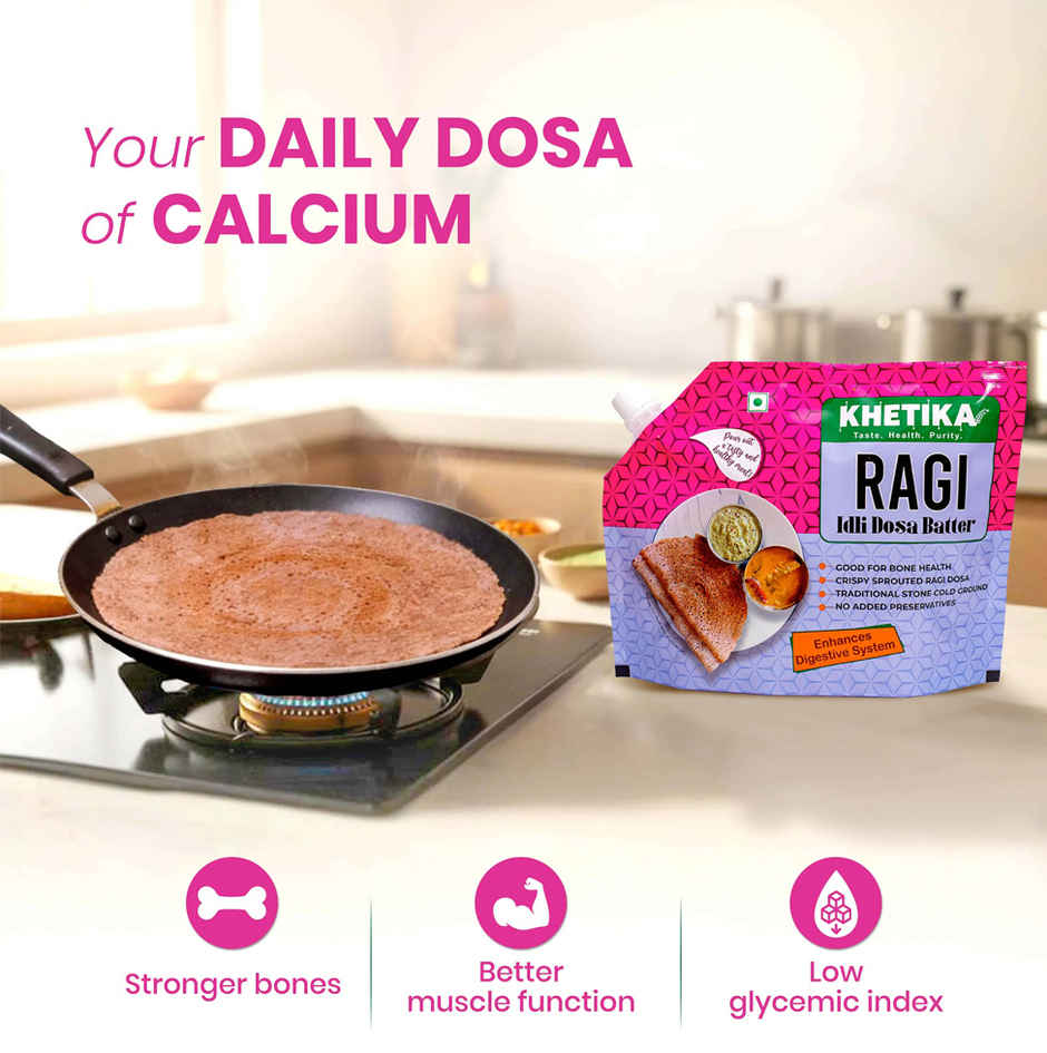 Khetika Ragi Idli Dosa Millet Batter