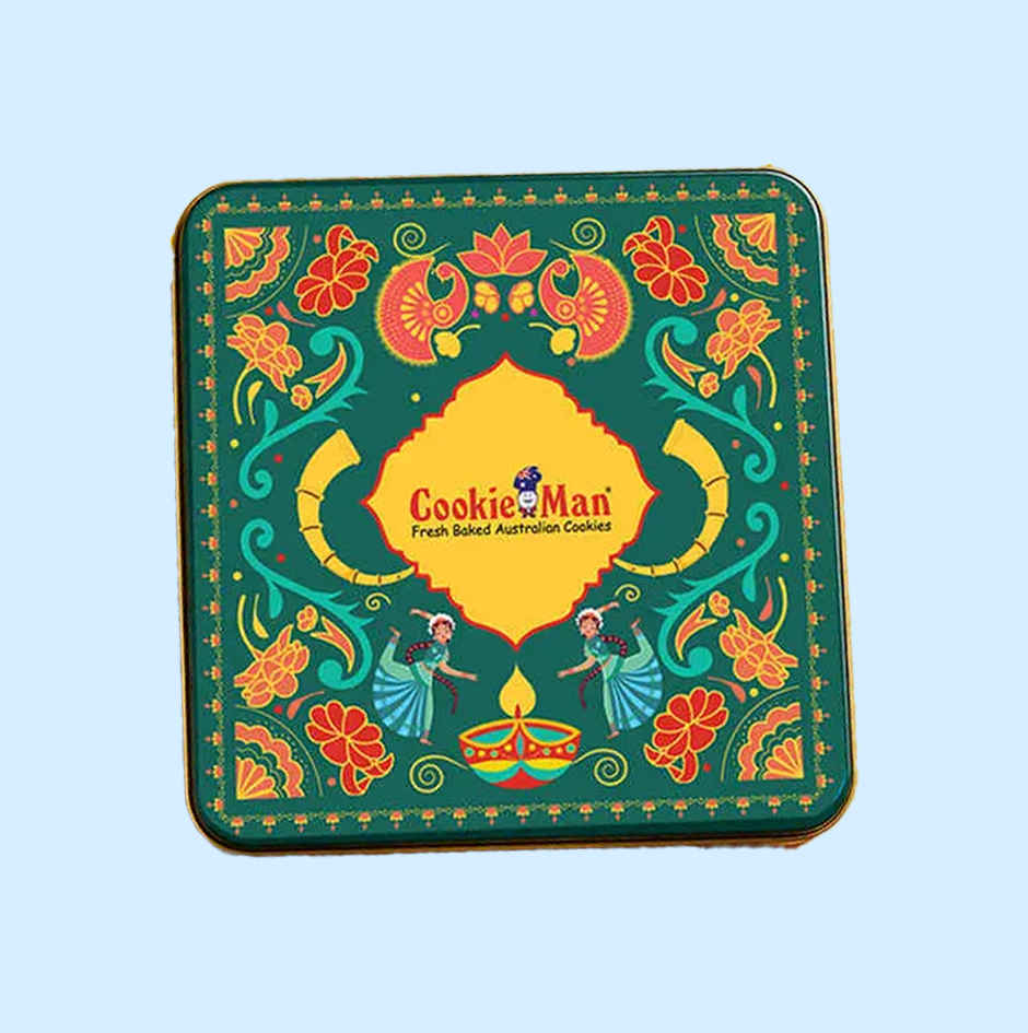 Cookie Man Raksha Bandhan Assorted Cookies Gift Tin 