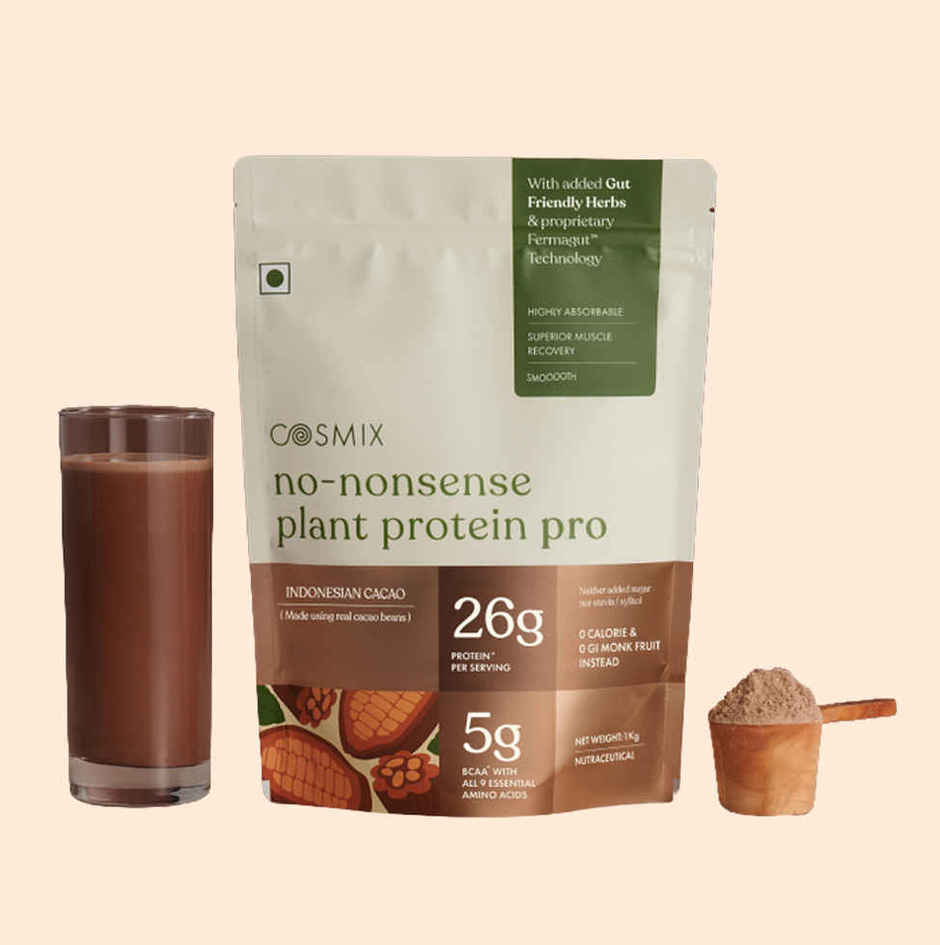 Cosmix No-Nonsense Pro Plant Protein Indonesian Cacao, 26g Protein