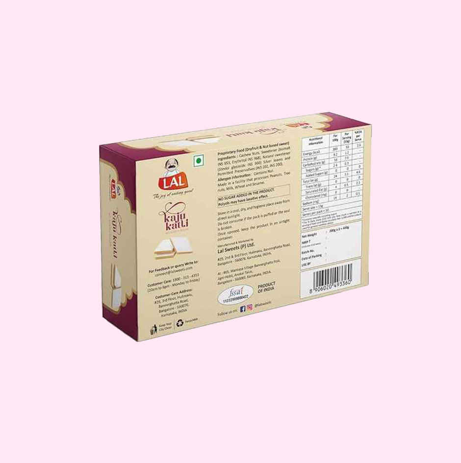 Lal Sweets Sugar Free Kaju Katli