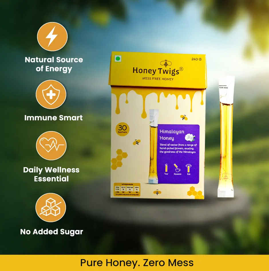 Honey Twigs Himalayan Honey | 30 Twigs Pack