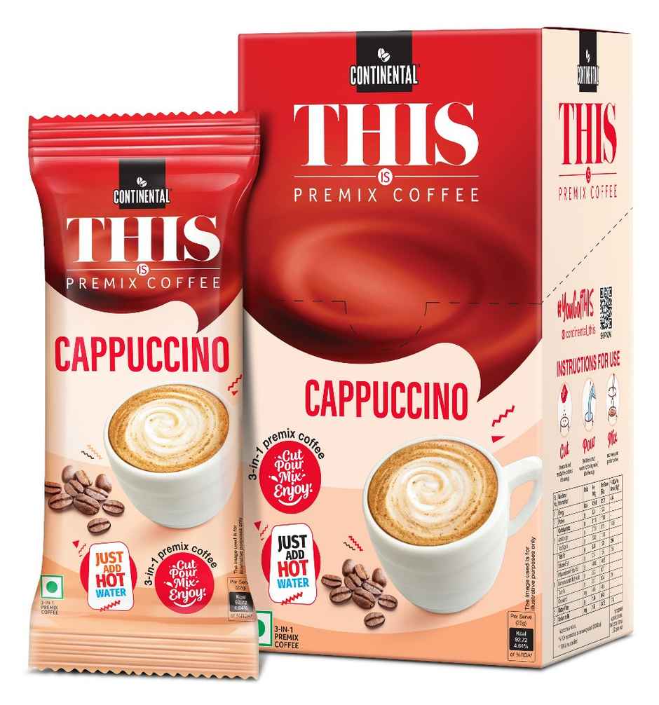 Continental THIS Premix Coffee Powder - Cappuccino | Sachet Combo