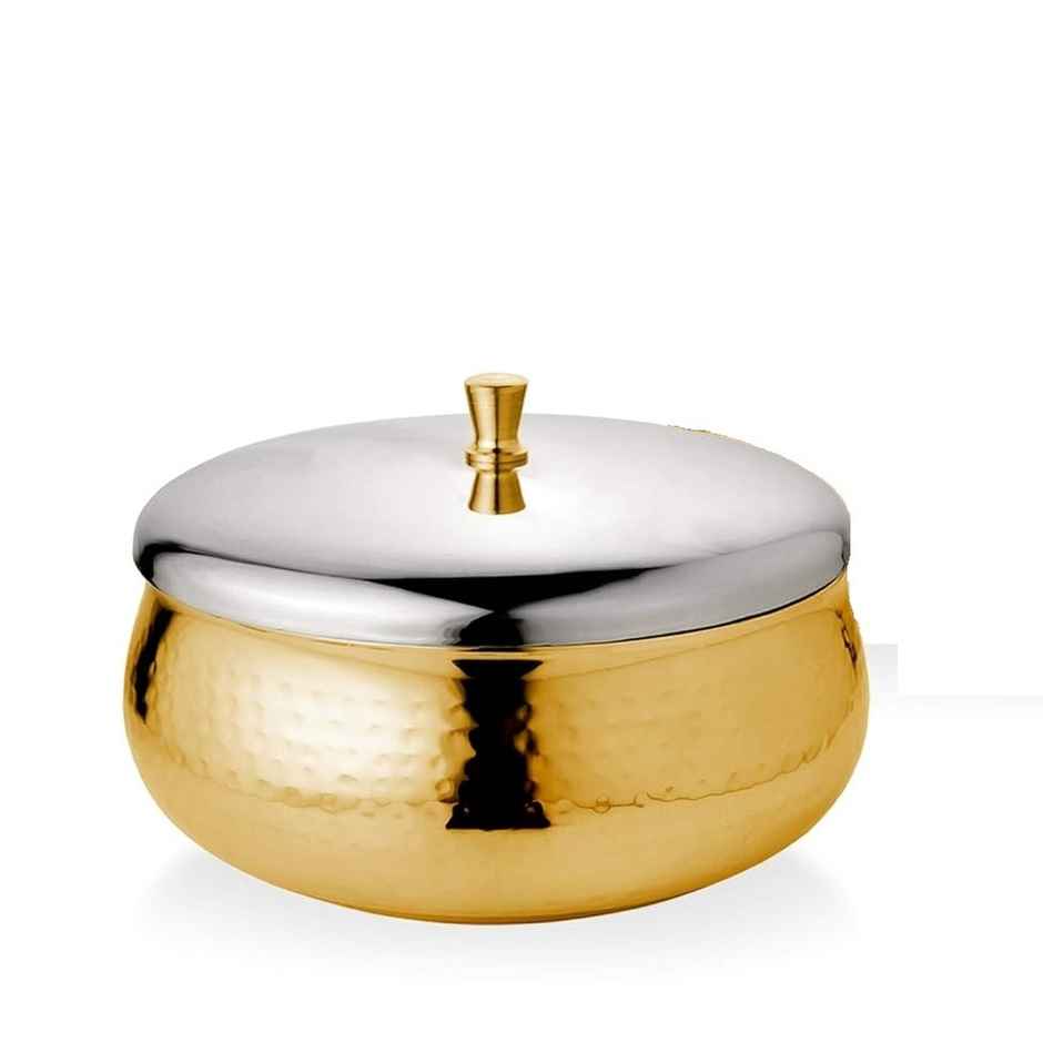 BAY6 Raga Serving Bowl - Serving Bowl - Gold - 800 ml