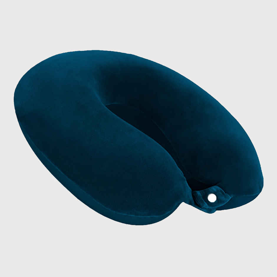 Billebon Unisex Memory Foam Travel Neck Pillow | Navy Blue - One Size