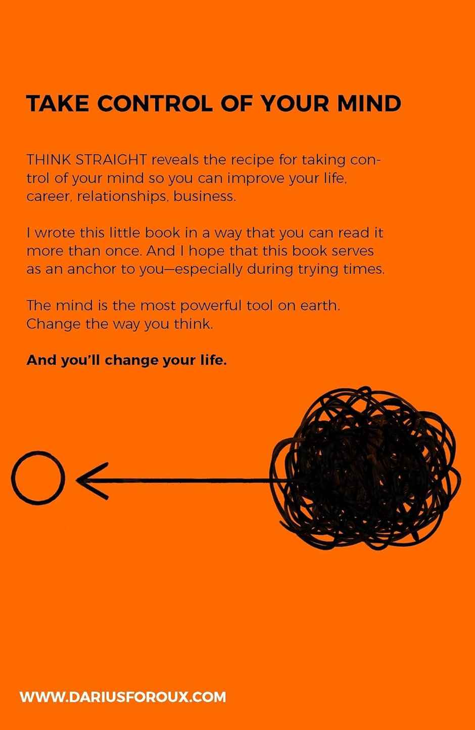 Think Straight : Change Your Thoughts, Change Your Life
