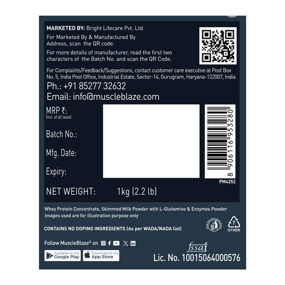 MuscleBlaze Super Gainer XXL High Calorie Gainer For Muscle Mass