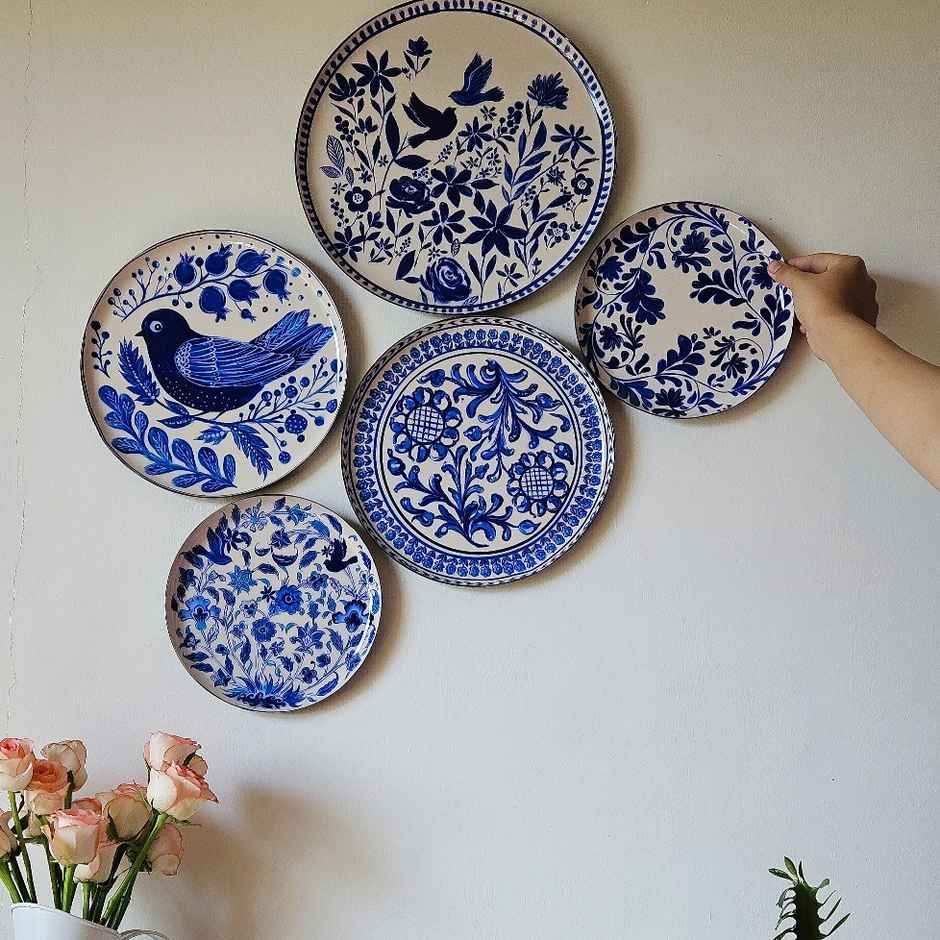 Ritualistic Holland Wall Plates- Set of 5