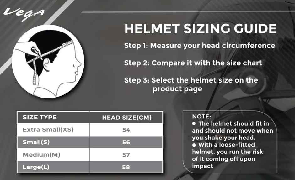 Vega Crux Dx Dull Black Helmet-L