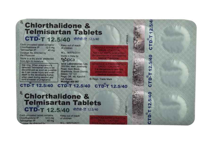 Ctd T 12.5/40 Tablet