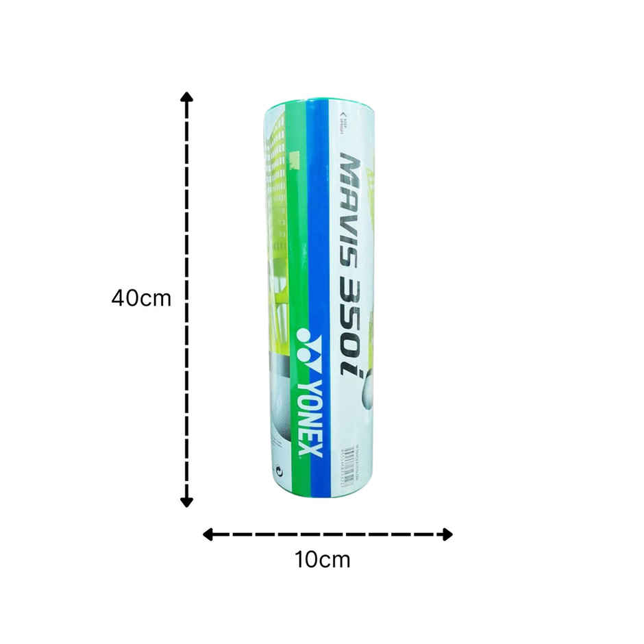 Yonex Mavis 350i Nylon Shuttlecock | Pack of 6