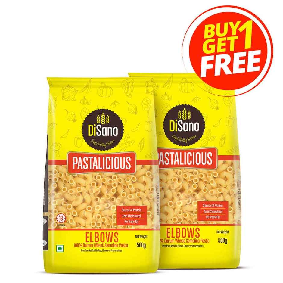 Disano Elbow Pasta, Durum Wheat, No Maida