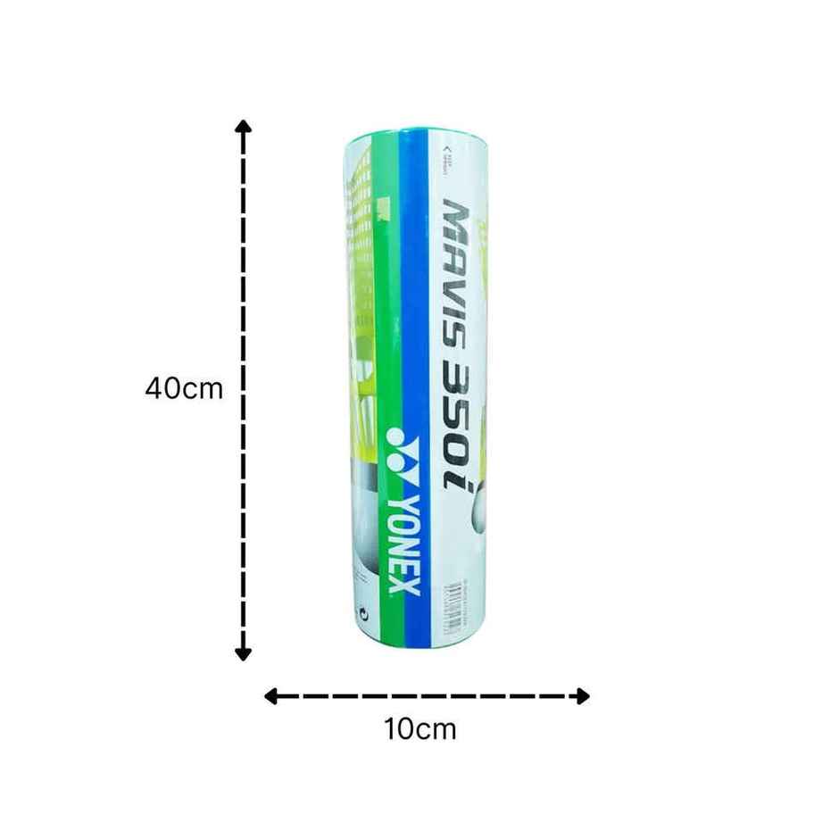 Yonex Mavis 350i Nylon Shuttlecock | Pack of 6