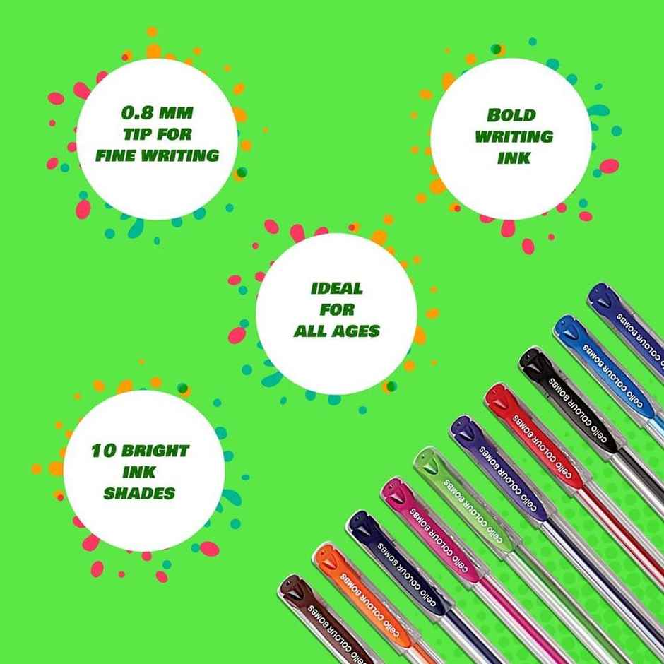 Cello Geltech Fun Glitter Assorted