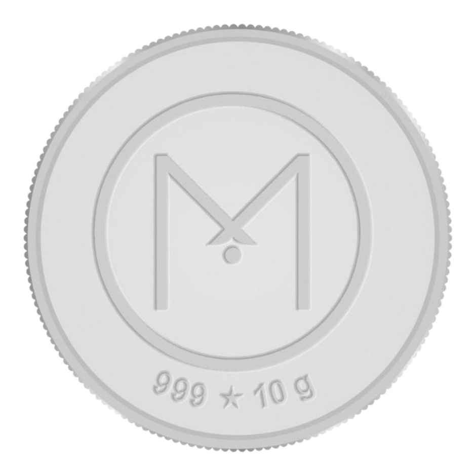 Lakshmi Ganesh Pure Silver Coin | 999 Purity | 10 g | Malabar Gold & Diamonds