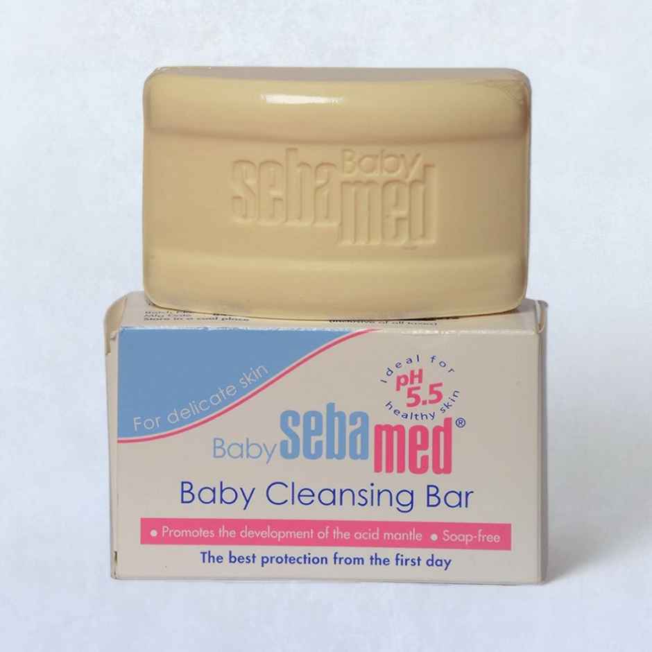 Baby Sebamed Cleansing Bar | pH 5.5 | Newborn bathing | Soap Free | Tear Free
