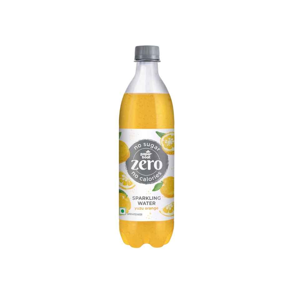 Paper Boat Zero Sugar Yuzu Orange Sparkling Water | Sugar Free Cold Drink Combo 