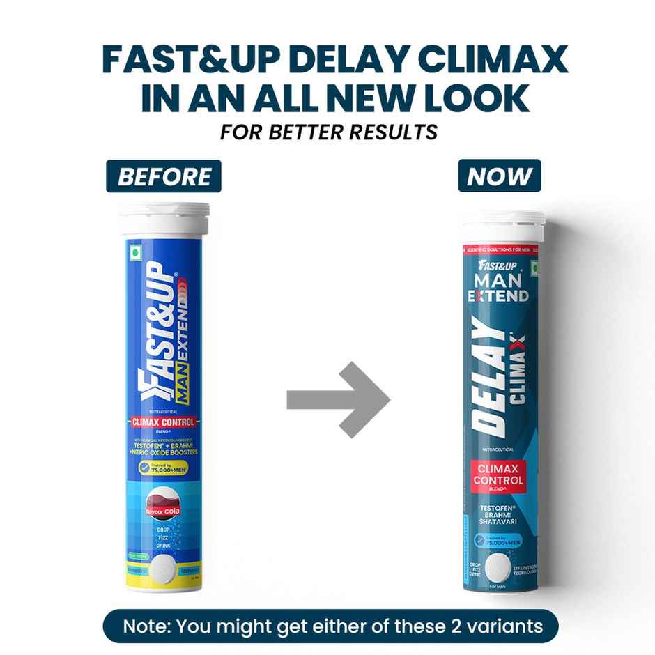 Fast&Up Delay Climax Supplement | Cola | Discreet & Convenient