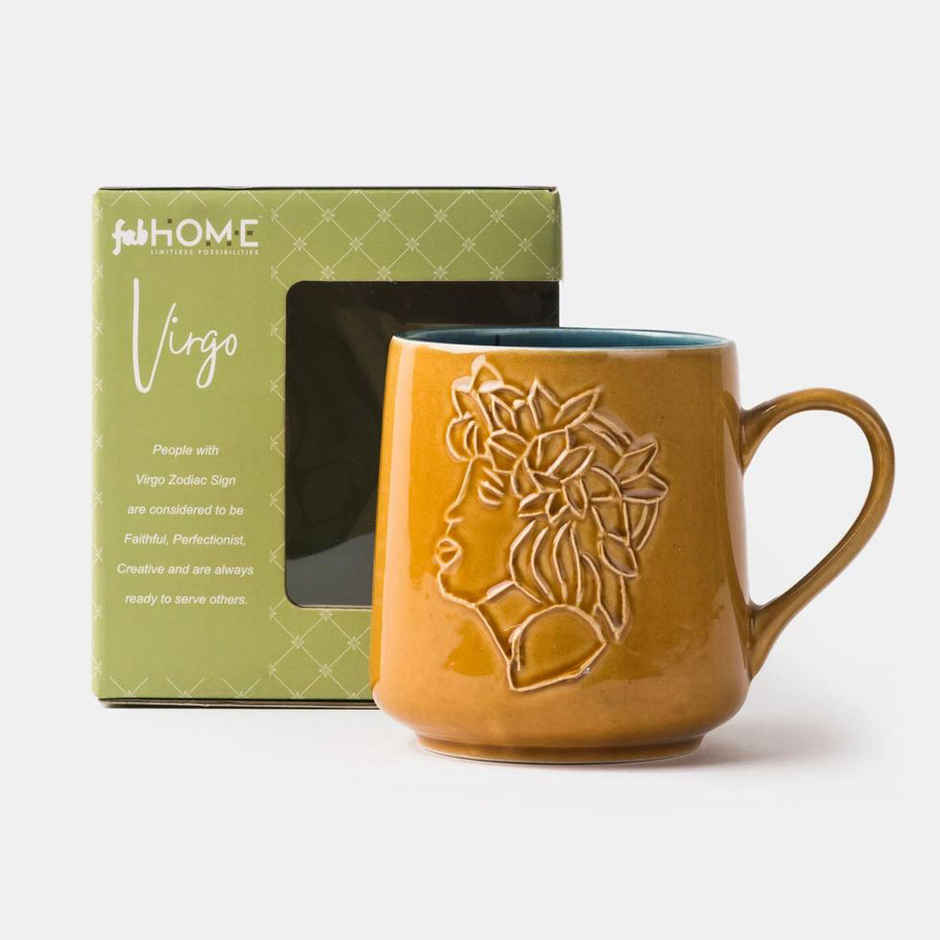 Fabindia Ceramic Rashi Mug - Virgo