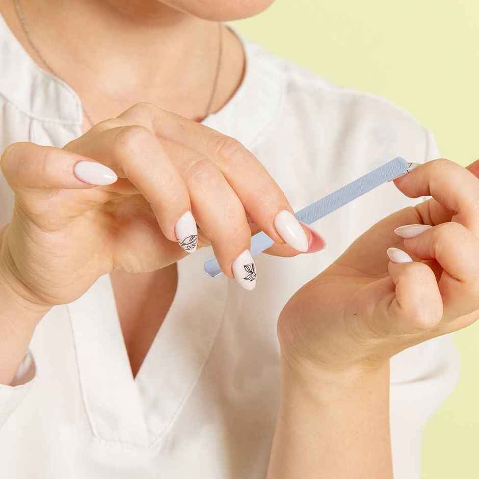 Bronson Professional Nail Filer And Buffer Double Sided Stainless Steel Pedicure Manicure Nail Tool