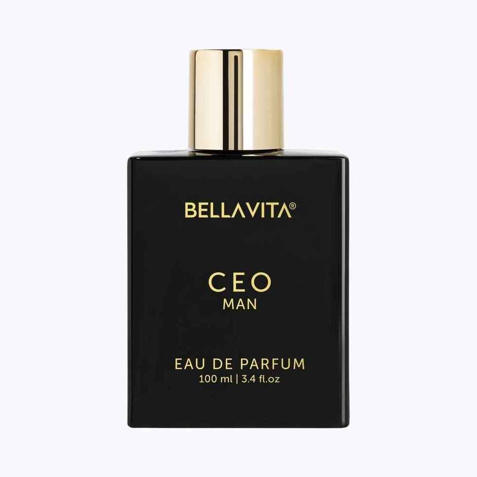 Bella Vita Organic Ceo Man Eau De Parfum For Men Long-Lasting Hints Of Lemon And Sugar (100ml) & Oye Happy Happy 1St Father'S Day Card (1pc) Combo