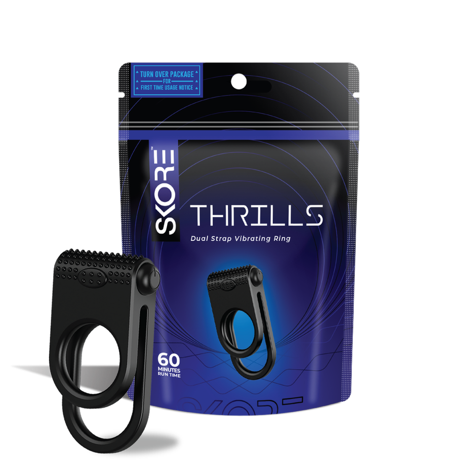 Skore Thrills Dual Strap Vibrating Ring