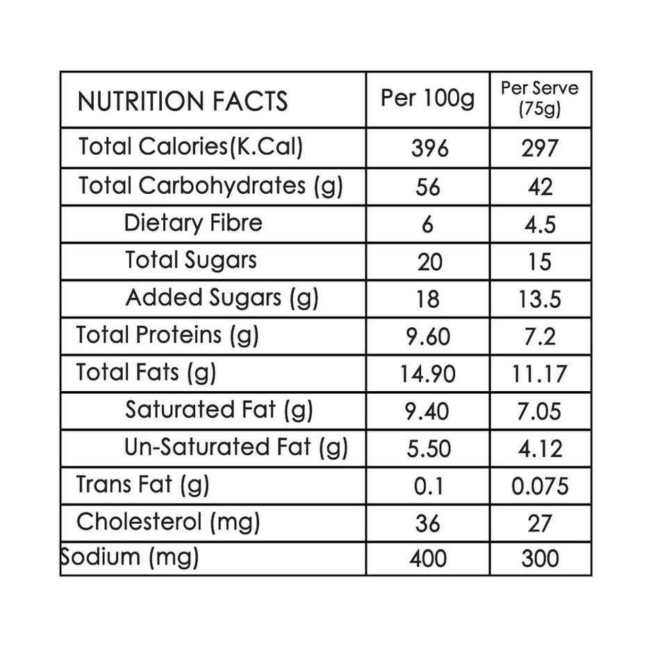 Zep Cake Premium Choc Chip Brownie | Dessert Delight