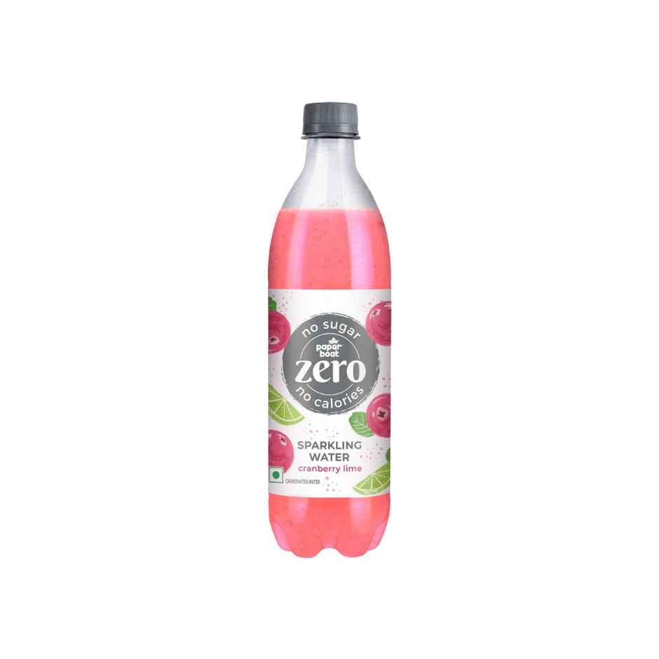 Paper Boat Zero Sugar Cranberry Lime Sparkling Water | Sugar Free Cold Drink