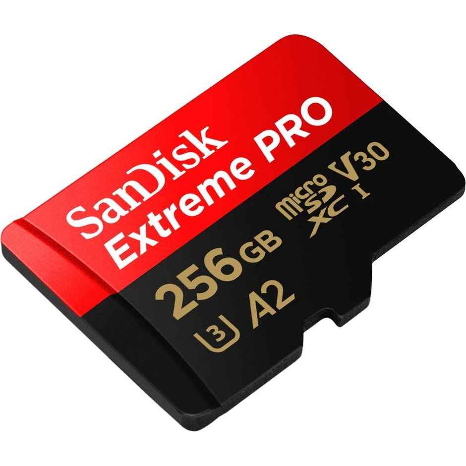 Sandisk Extreme Pro Microsd Uhs I Card 256Gb For 4K Video