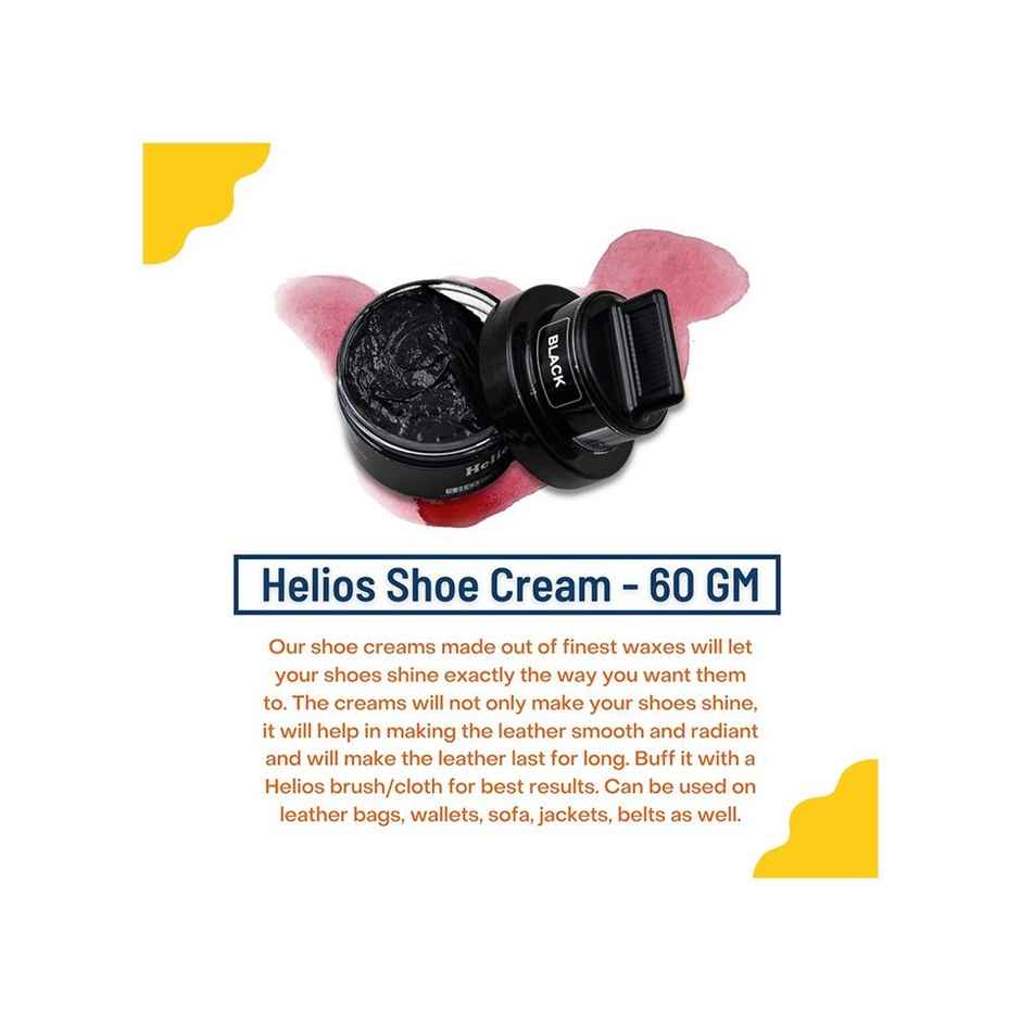 Helios Black Shoe Cream