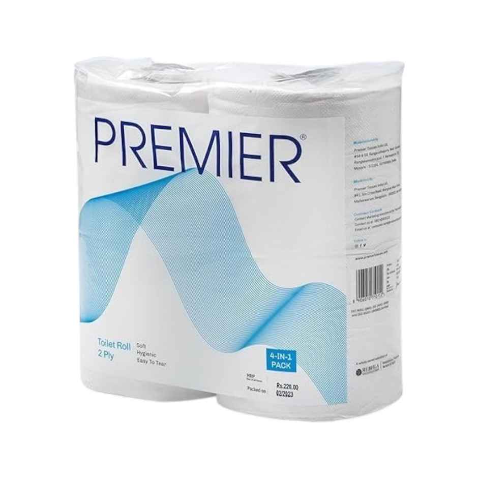 Premier Toilet Roll 4 in 1 | 320 pulls | 2 ply