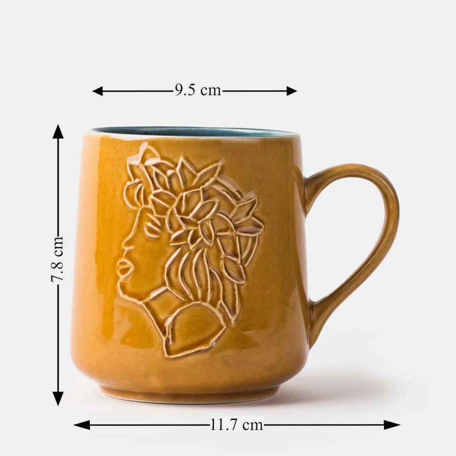 Fabindia Ceramic Rashi Mug - Virgo
