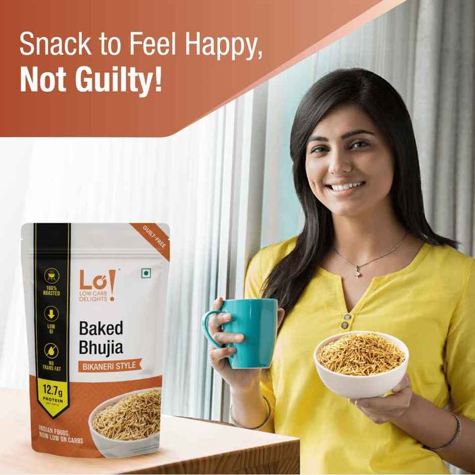 Protein Chef Baked Bikaneri Bhujia | No Palm Oil High Protein Healthy Snacks