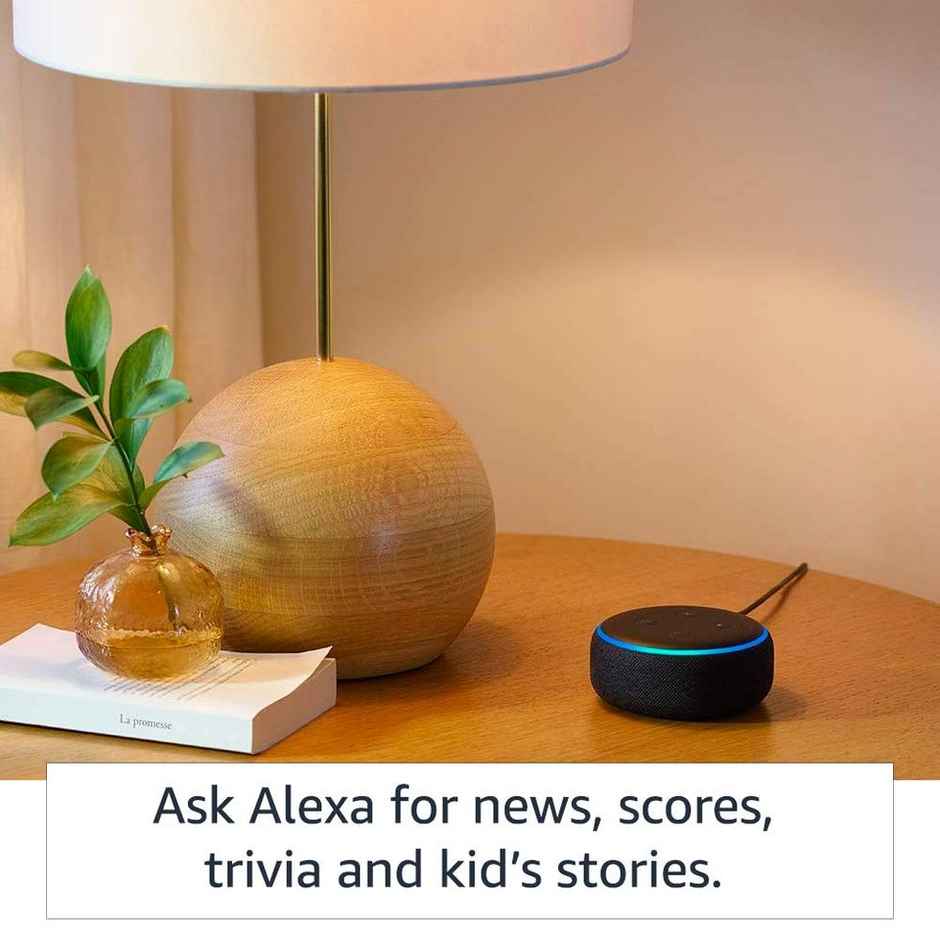 Amazon Echo Dot (3Rd Gen) - 1 Smart Speaker Brand In India With Alexa (Black)