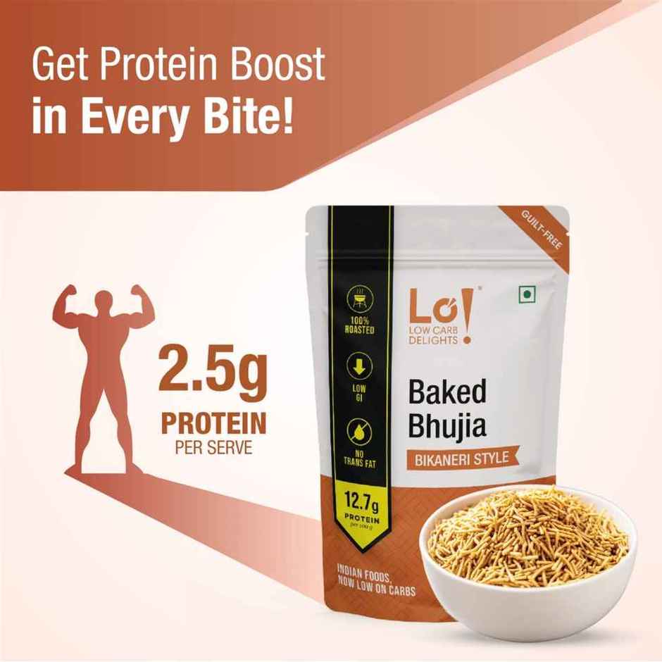 Protein Chef Sprouted Flour Bhujia | No Palm Oil
