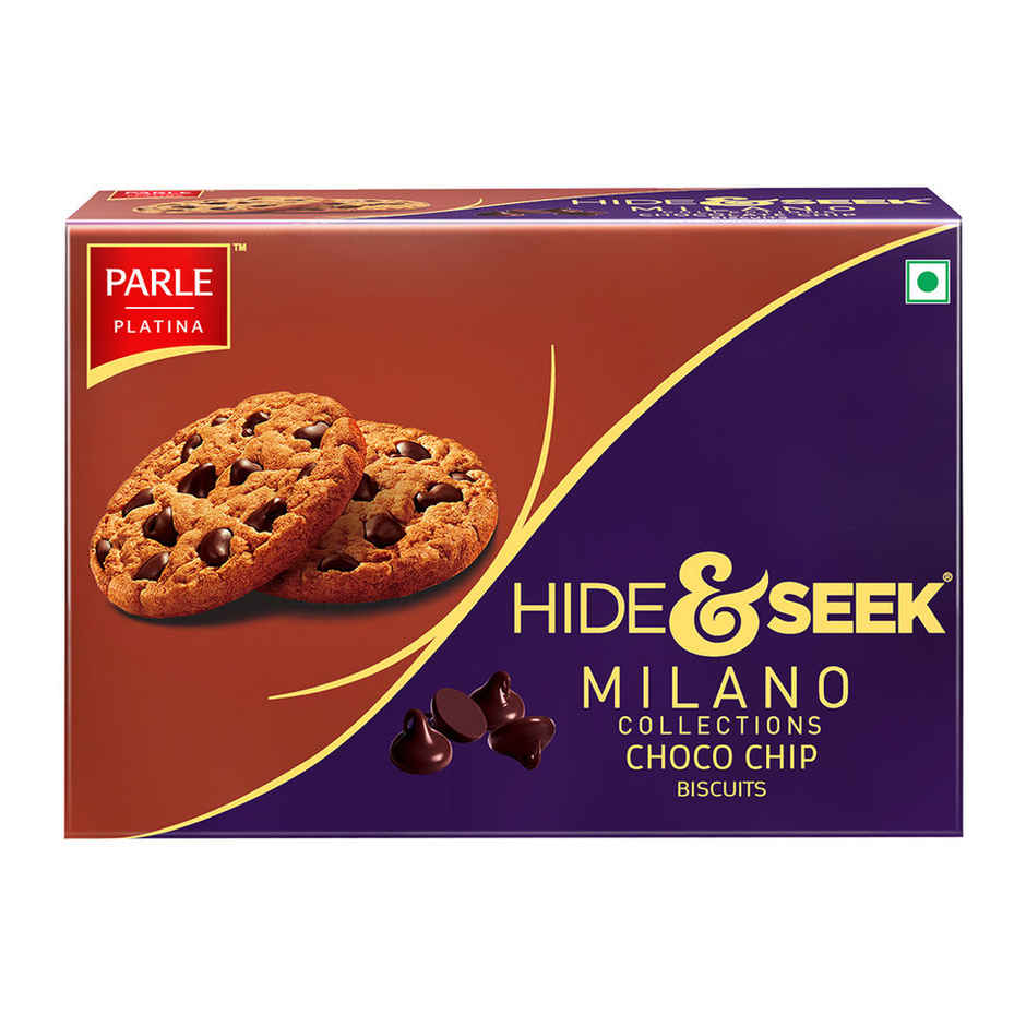Parle Hide and Seek Milano Choco Chip Flavoured Biscuits | Artificial Flavour-free Combo