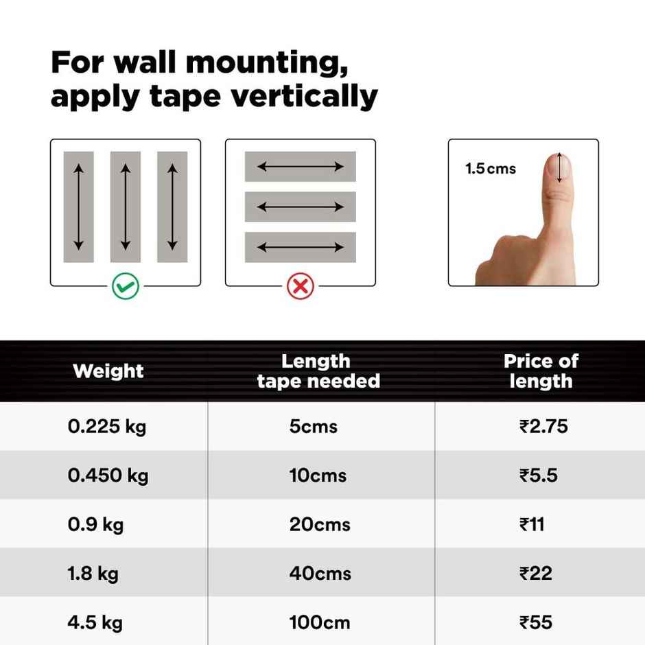 Scotch Double Sided Foam Tape for Mounting | 24 mm x 3 m 1 PIECE