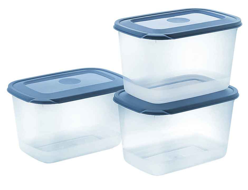 All Time Food Saver Container (800 ml X 3) (2400 ml) () (3 Pc Set) (Colour May Vary)