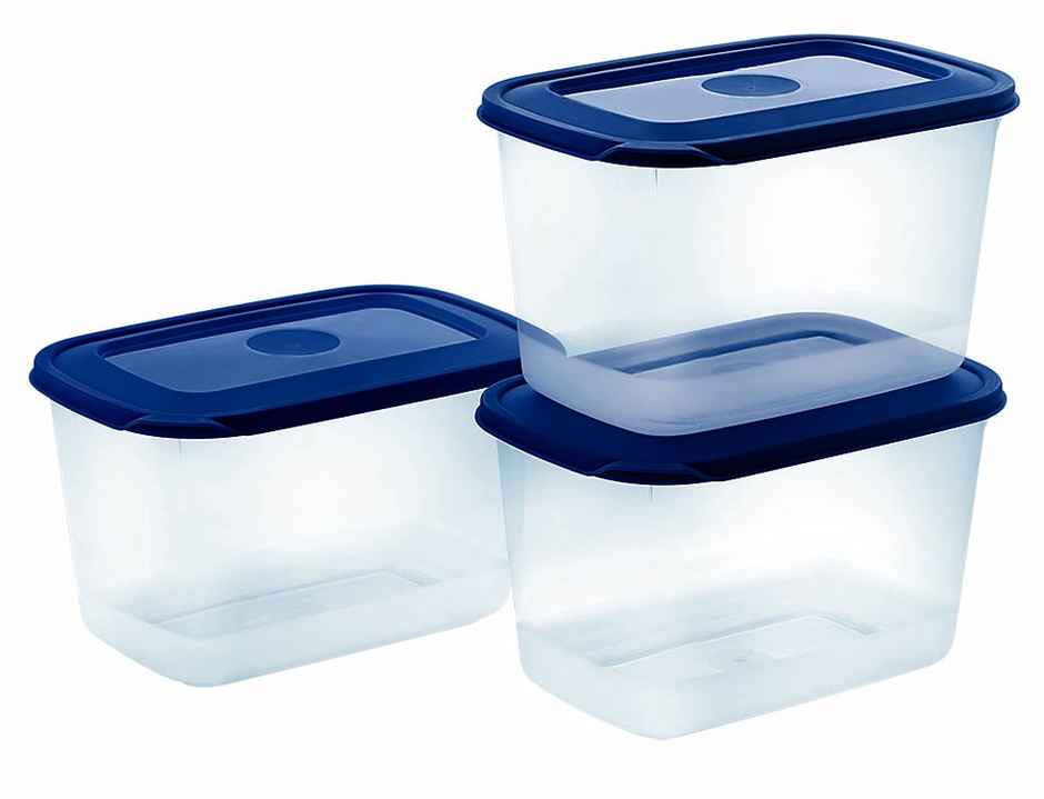 All Time Food Saver Container (800 ml X 3) (2400 ml) () (3 Pc Set) (Colour May Vary)