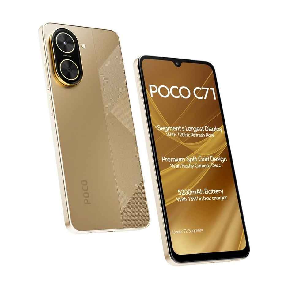 POCO C71 | Desert Gold | 6GB, 128GB