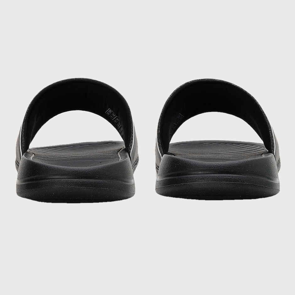 Puma Marine Unisex Slides | Black- White-Castlerock | Size - UK 6