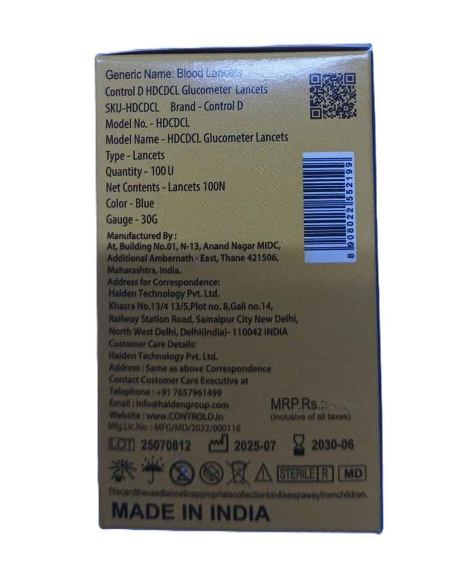 Control D Comfort Lancet