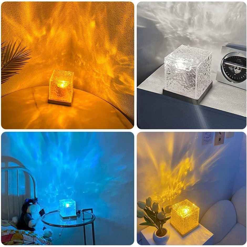 Desidiya Ocean Water 5 W Lamp - Transparent Glass with multiple Colour