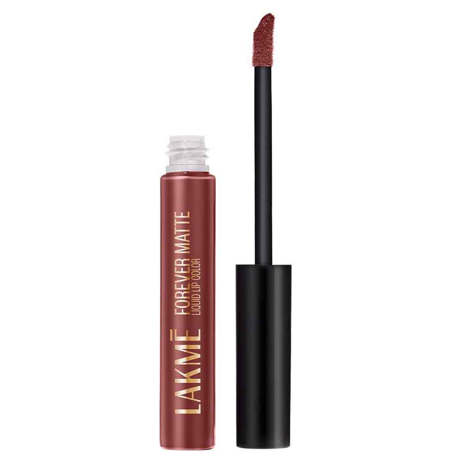 Lakme Forever Liquid Lipstick - Nude Dream | Lightweight(5.6ml) & Cadbury Dairy Milk Silk Bubbly Chocolate Bar(50gms) Combo